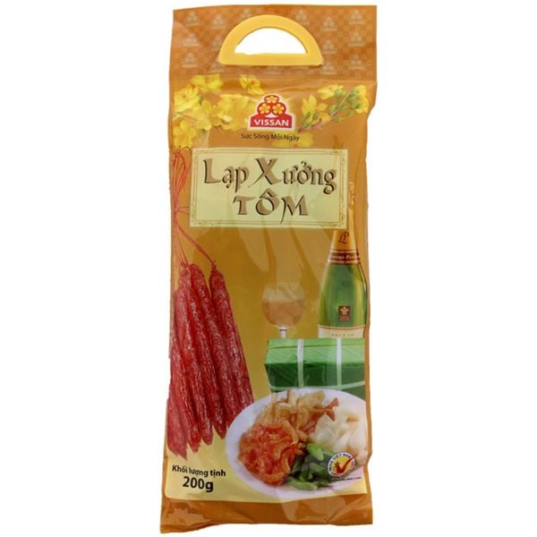  Lạp xưởng tôm Vissan gói 200g 