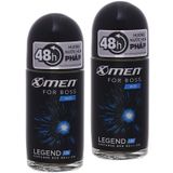  Lăn khử mùi X-Men For Boss Legend bộ 2 chai x 50ml 