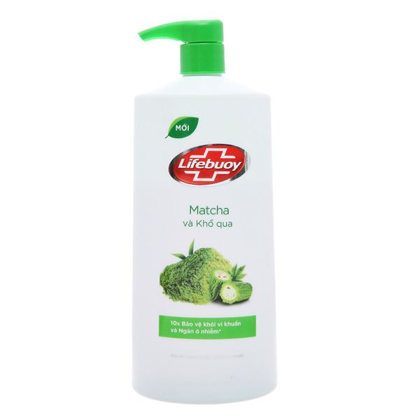  Sữa tắm Detox Lifebuoy Matcha và khổ qua chai 850 g 