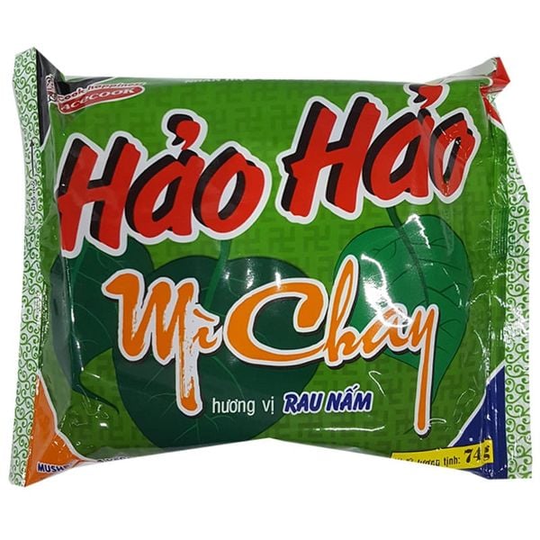  Mì chay Hảo Hảo hương vị rau nấm gói 74g 