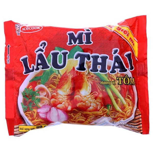  Mì lẩu Thái Acecook vị tôm gói  80 g 