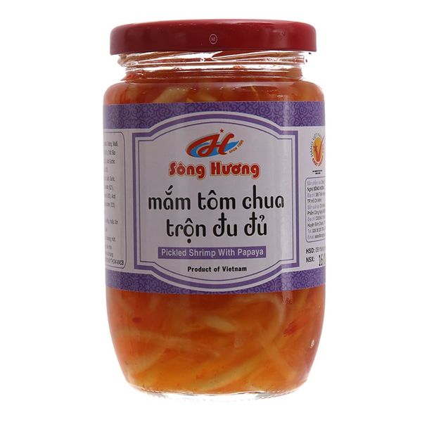  Mắm tôm chua trộn đu đủ Sông Hương hũ 430g 