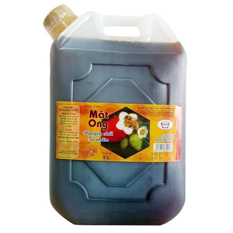  Mật ong tự nhiên nguyên chất Phương Nam can 5 lít 