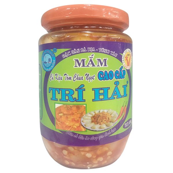  Mắm củ kiệu tôm chua ngọt Trí Hải hũ 480g 