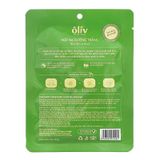  Mặt nạ giấy chứa dầu ôliu và kiwi Ôliv nuôi dưỡng trắng da gói 20g 