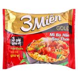  Mì 3 Miền Gold bò hầm rau thơm thùng 30 gói 75g 