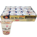  Mì bò hầm Ottogi vị cay thùng 15 ly x 62g 