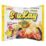  Mì cay SiuKay vị gà phô mai thùng 30 gói x 129g 