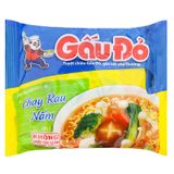  Mì chay rau nấm Gấu Đỏ lốc 10 gói x 63 g 