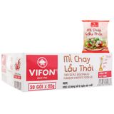  Mì chay Vifon lẩu Thái thùng 30 gói x 65g 