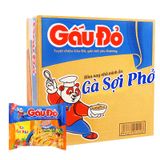  Mì gà sợi phở Gấu Đỏ lốc 10 gói x 65g 