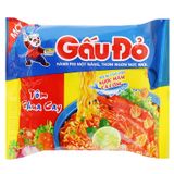  Mì tôm chua cay Gấu Đỏ lốc 10 gói x 65 g 