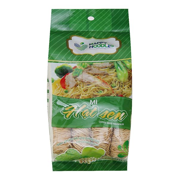  Mì hạt sen Happy Noodles gói 400g 