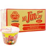  Mì Jin Ottogi vị cay thùng 12 tô x 110g 