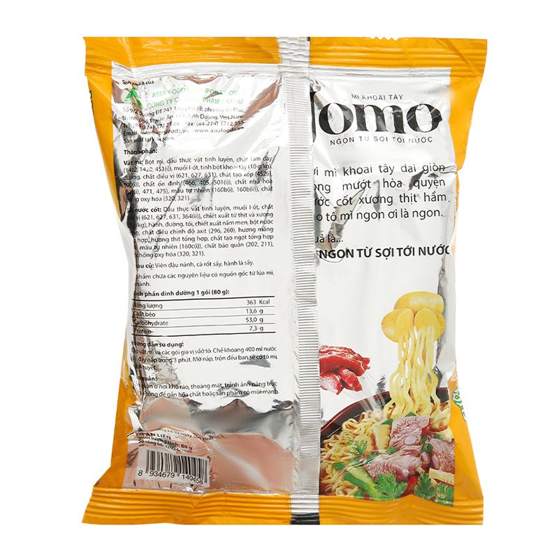  Mì Jomo vị sườn hầm măng chua 80 g 