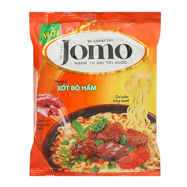  Mì Jomo vị xốt bò hầm gói 78 g 