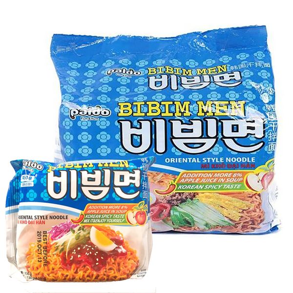  Mì khô Koreno đại Hàn Bibim men lốc 5 gói x 130g 