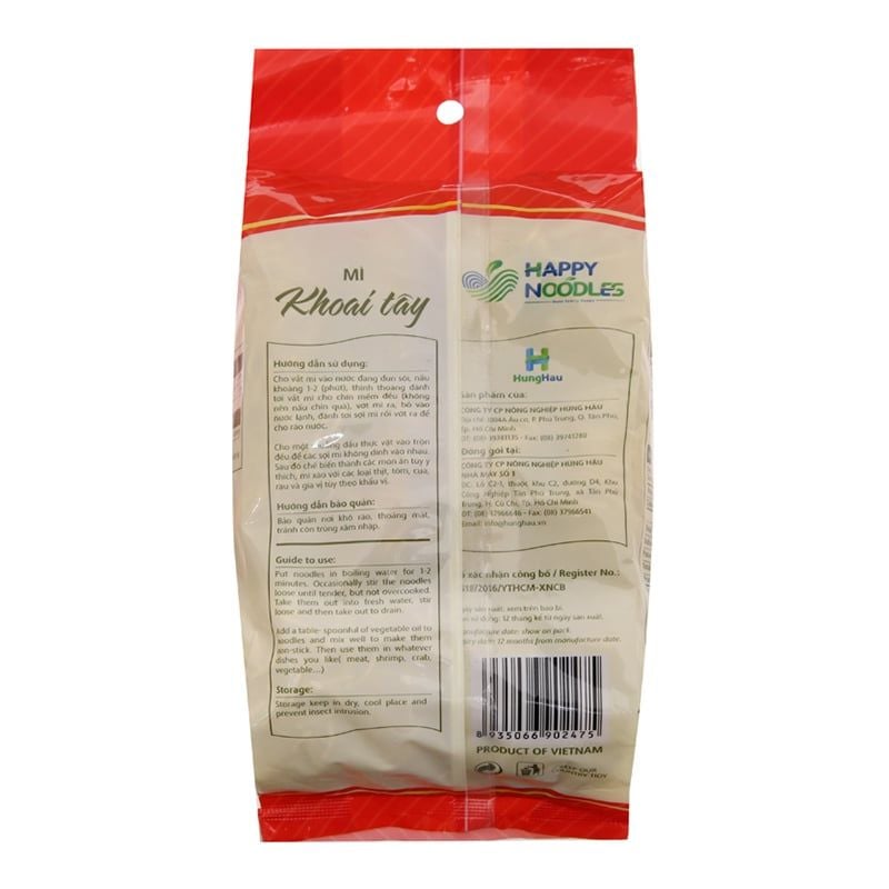  Mì khoai tây Happy Noodles gói 400g 