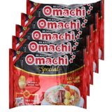  Mì khoai tây Omachi Special bò hầm xốt vang lốc 5 gói x 92g 