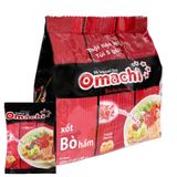  Mì khoai tây Omachi xốt bò hầm thùng 30 gói x 80g 