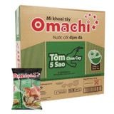  Mì khoai tây Omachi tôm chua cay lốc 5 gói x 78g 