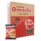  Mì khoai tây Omachi xốt bò hầm lốc 5 gói x 80g 