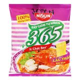  Mì không chiên Nissin 365 Lẩu Thái Hải sản gói 68g 