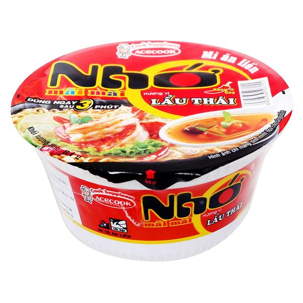  Mì lẩu Thái Acecook Nhớ mãi mãi tô 84g 