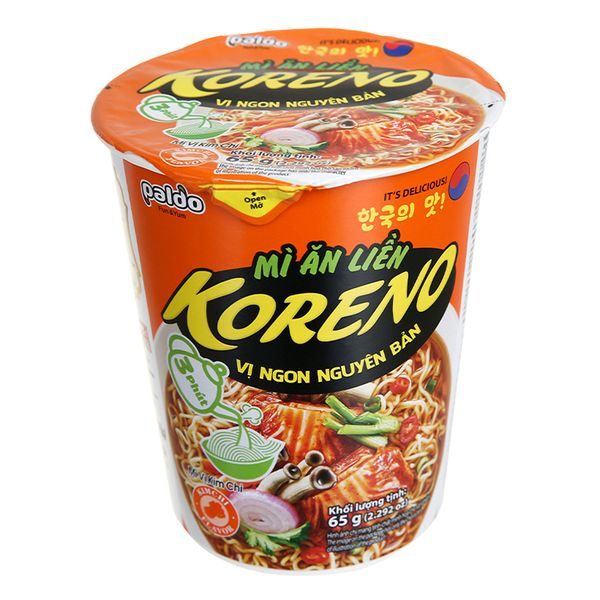  Mì ly Koreno vị kim chi ly 65g 