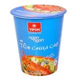  Mì ly Vifon ngon ngon tôm chua cay ly 60g 