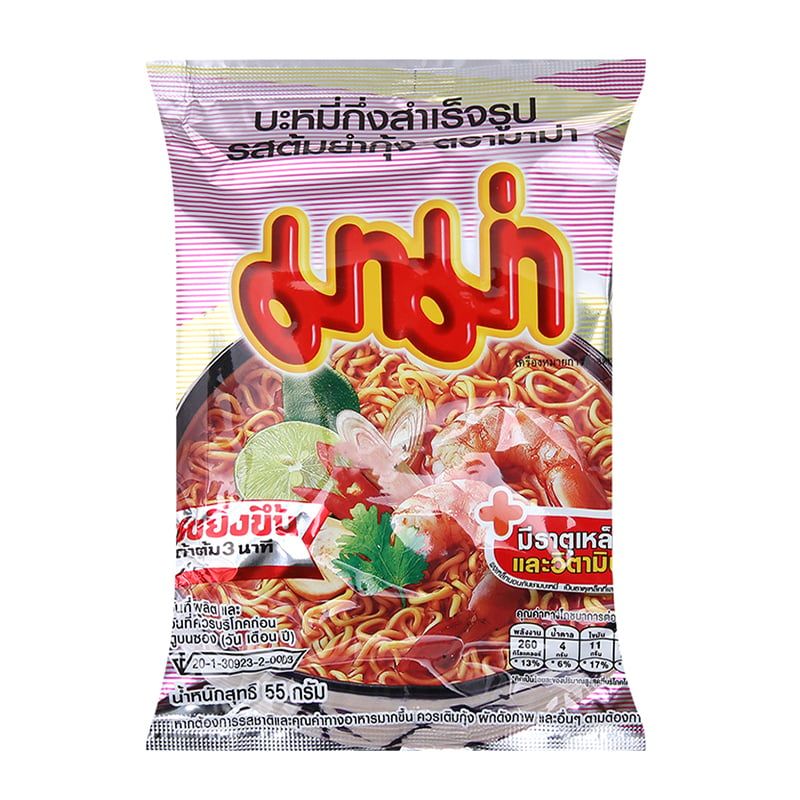  Mì Mama hương vị tôm Tom Yum thùng 30 gói x 55g 