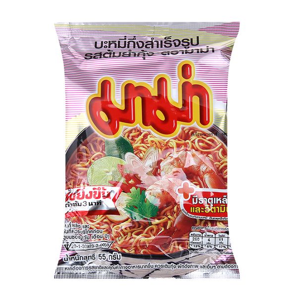  Mì Mama hương vị tôm Tom Yum gói 55g 