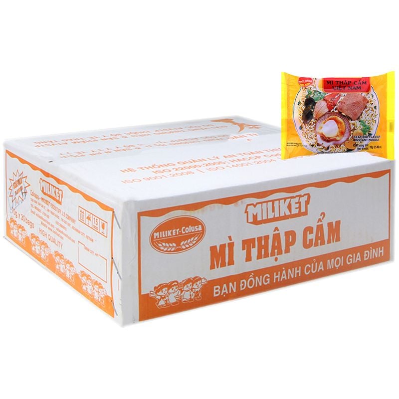  Mì Miliket thập cẩm hải sản gói 70 g 