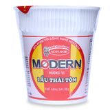  Mì Modern lẩu Thái tôm thùng 24 ly x 65g 