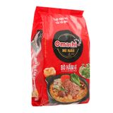  Mì nấu 4 phút Omachi vị bò hầm lốc 10 gói x 100g 