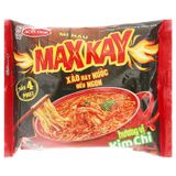  Mì nấu Maxkay vị kim chi thùng 24 gói x 80g 