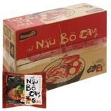  Mì nấu Omachi vị bò cay thùng 24 gói x 100g 