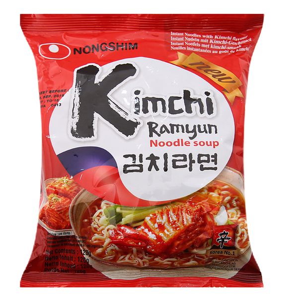  Mì Nongshim Ramyun kim chi gói 120g 