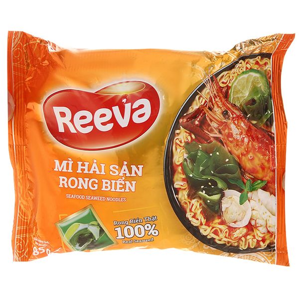  Mì Reeva hải sản rong biển gói 85g 