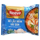  Mì Reeva lẩu nấm hải sản thùng 30 gói x 85g 