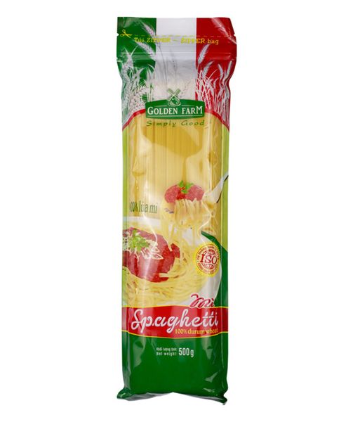  Mì spaghetti Golden Farm gói 500 g 