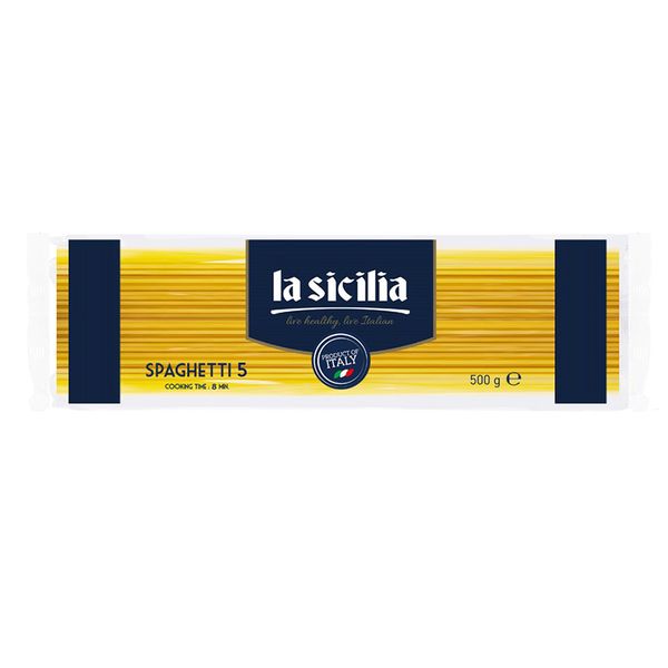  Mì Spaghetti La Sicilia sợi dài số 5 gói 500g 