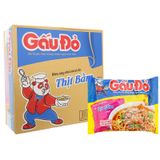  Mì thịt bằm hành phi Gấu Đỏ gói 64g 