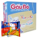  Mì tôm và gà Gấu Đỏ thùng 30 gói x 63g 