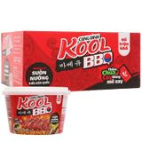  Mì trộn Cung Đình Kool vị sườn nướng thùng 12 tô x 105g 