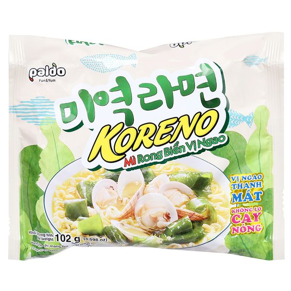  Mì trộn Koreno rong biển vị ngao gói 102g 