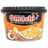  Mì trộn Omachi xốt tôm phô mai trứng muối thùng 12 hộp x 105g 