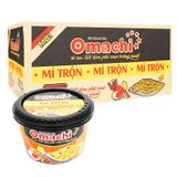  Mì trộn Omachi xốt tôm phô mai trứng muối thùng 12 hộp x 105g 