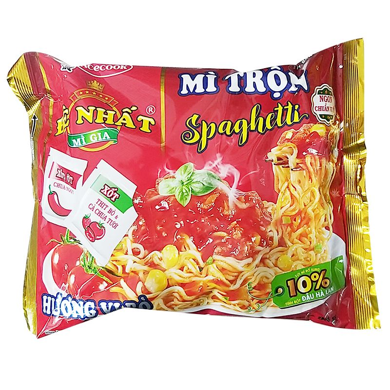  Mì trộn Spaghetti vị bò thùng 30 gói x 98g 
