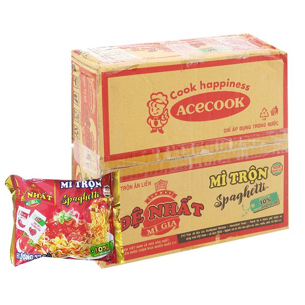  Mì trộn Spaghetti vị bò thùng 30 gói x 98g 